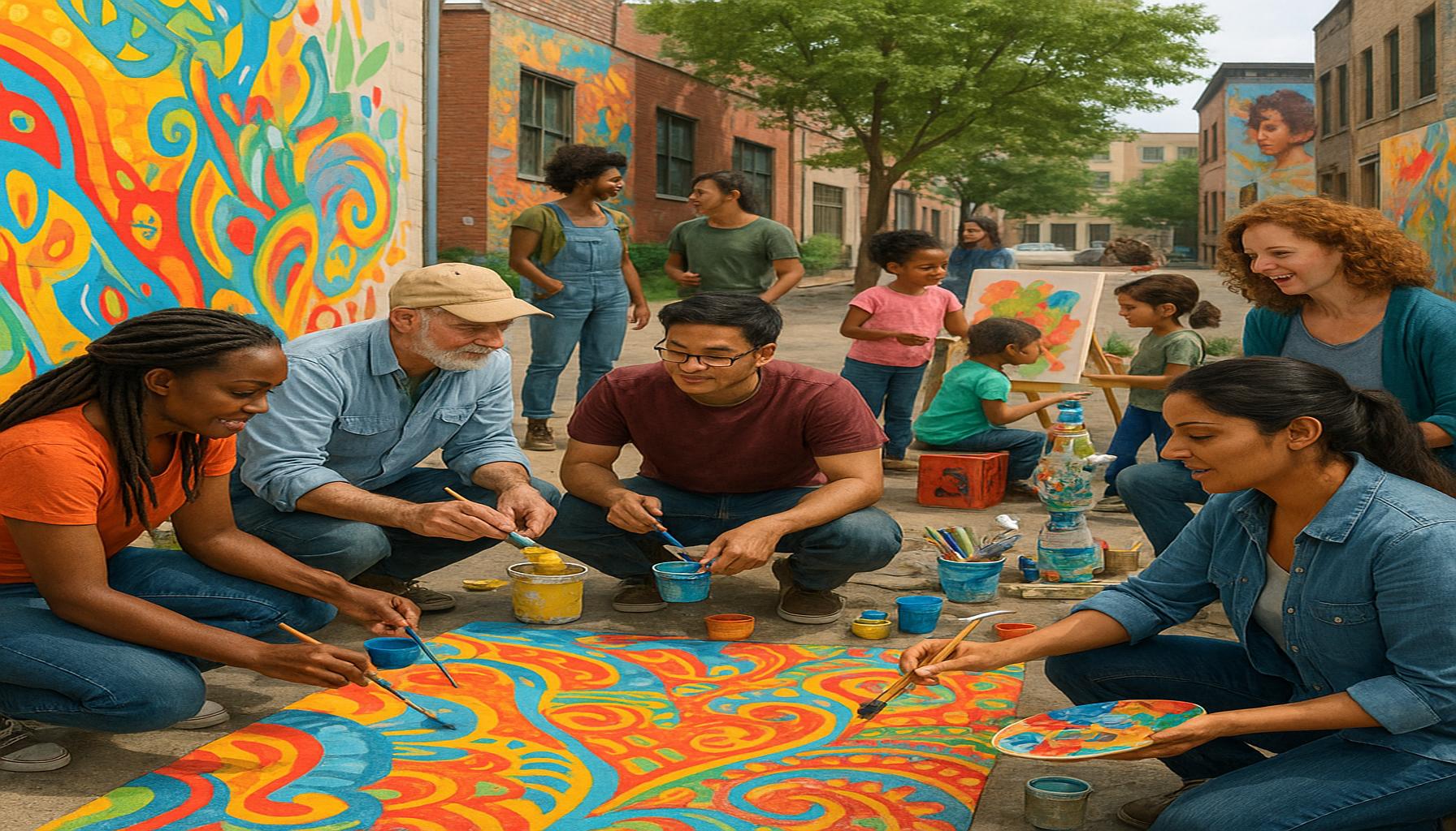 The role of community art: how collaborative projects foster creativity and social connection