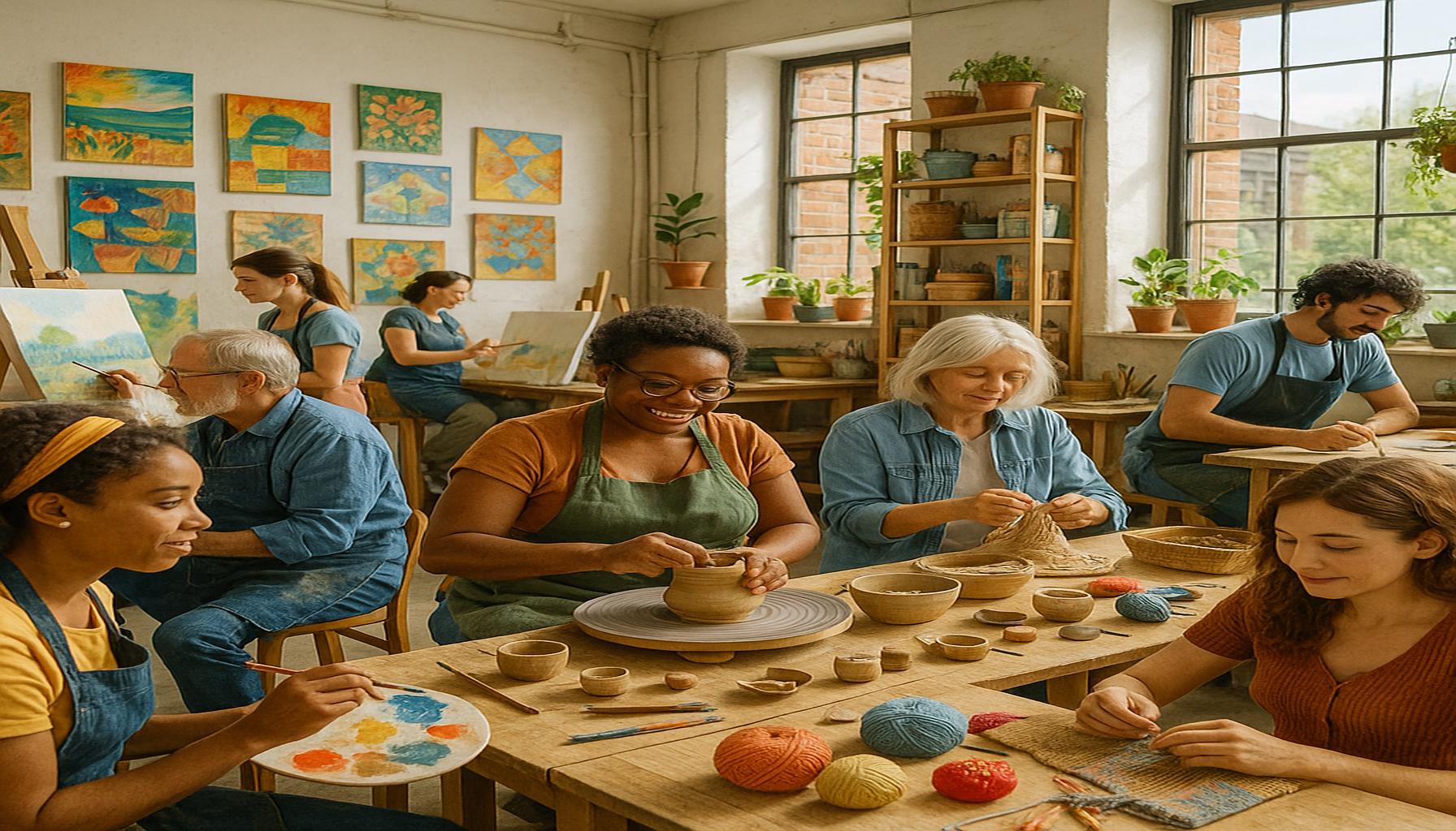 The role of creative spaces: how studios and community workshops encourage the practice of artistic hobbies