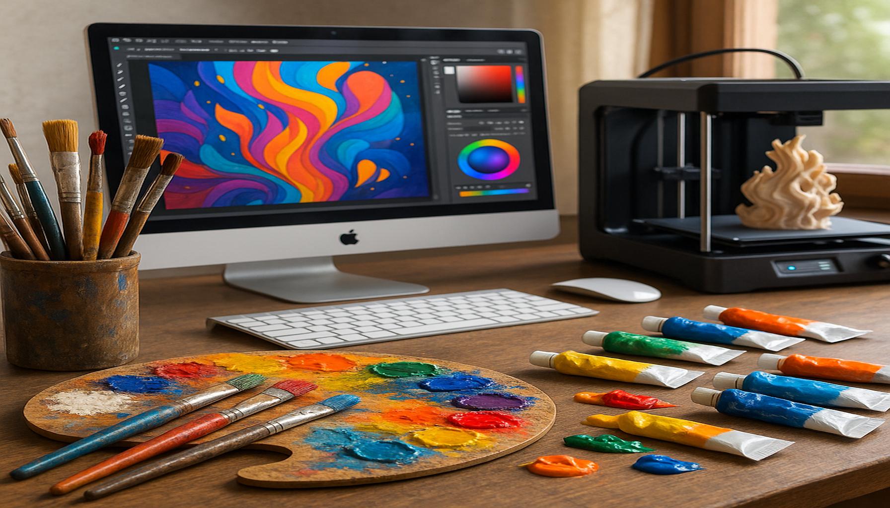 Exploring the Intersection of Art and Technology in Creative Hobbies