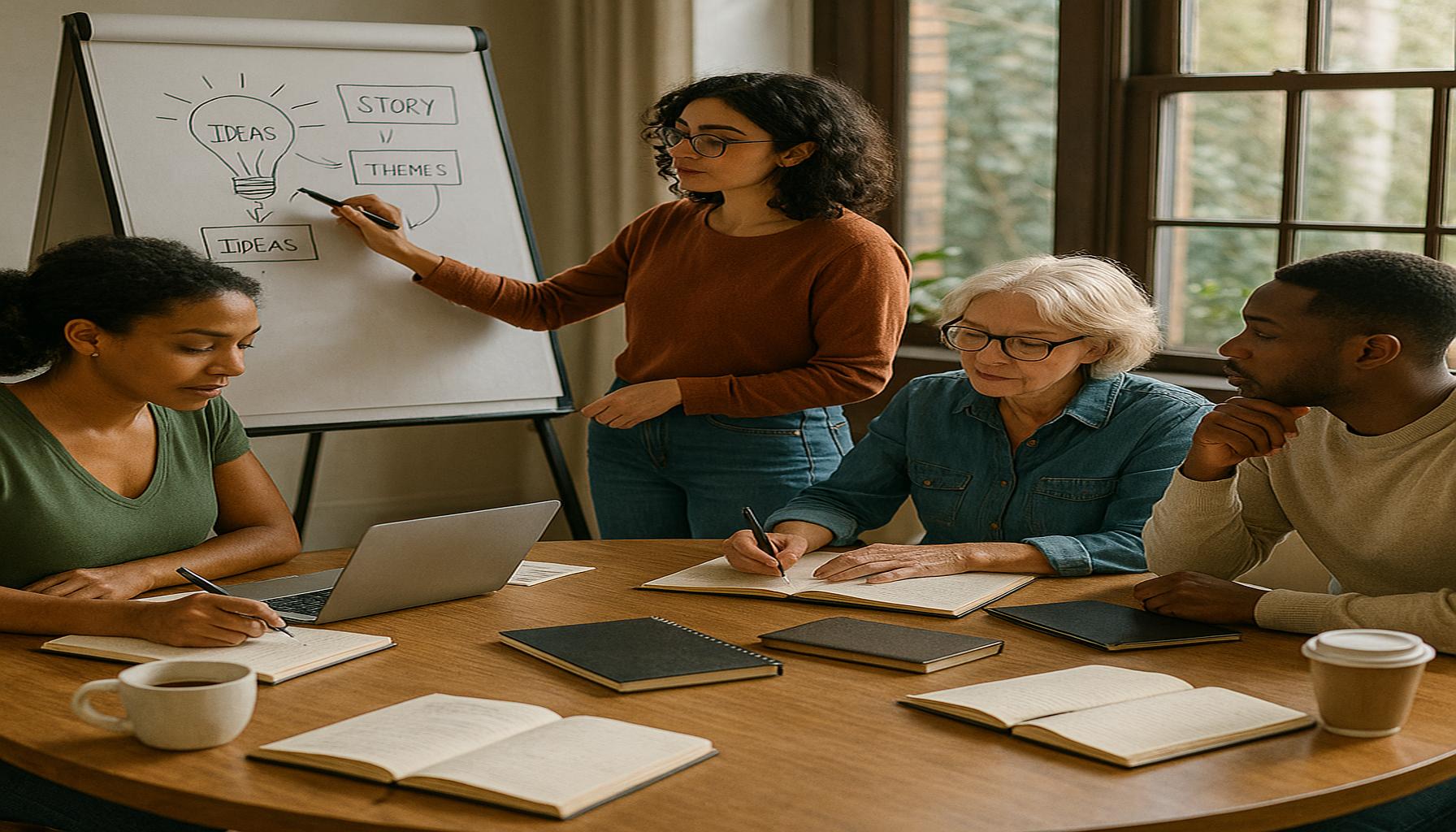 Collaborative Writing Office: How to Create Stories in Groups and Foster Collective Creativity